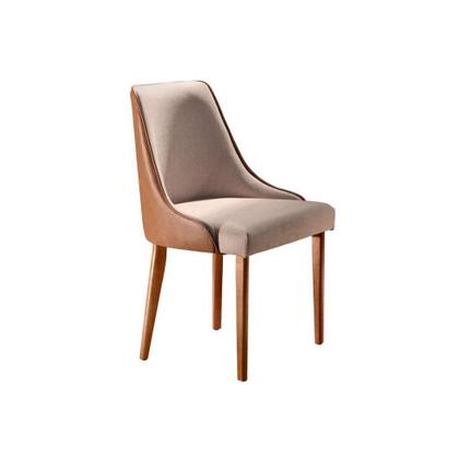 Conjunto com 4 Cadeiras de Jantar Esmeralda II Imbuia e Off White - Mobly Imagem de Conjunto com 4 Cadeiras de Jantar Esmeralda II Imbuia e Off White