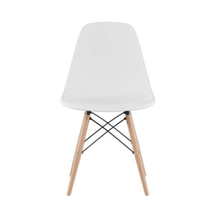 Conjunto com 4 Cadeiras Dover Branco - Mobly Imagem de Conjunto com 4 Cadeiras Dover Branco