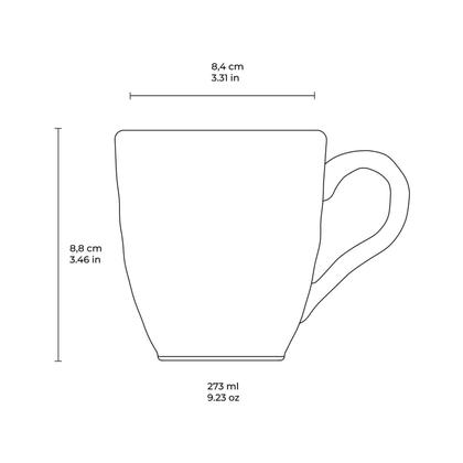 Imagem de Conjunto com 4 Canecas Orgânico Night Blue 273ml