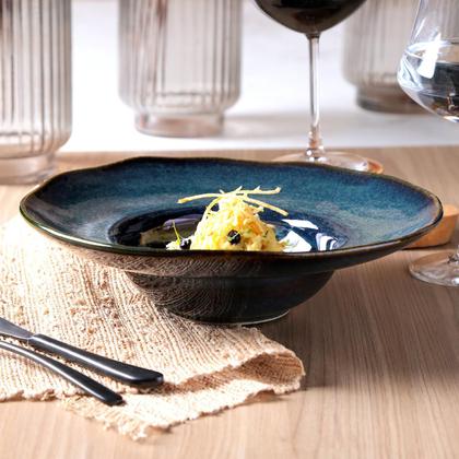 Imagem de Conjunto com 4 Pratos de Massa Orgânico Oceano Ø28x6,5cm 450ml