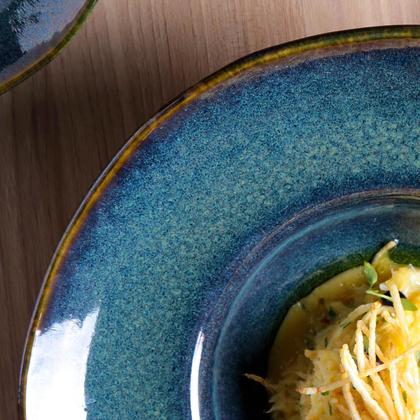 Imagem de Conjunto com 4 Pratos de Massa Orgânico Oceano Ø28x6,5cm 450ml