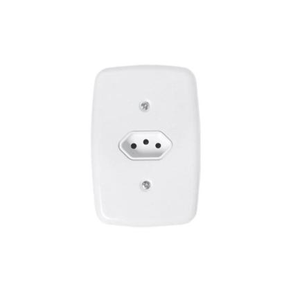 Imagem de Conjunto com 5 Tomadas 2p+t 20a 250v com Placa 4x2