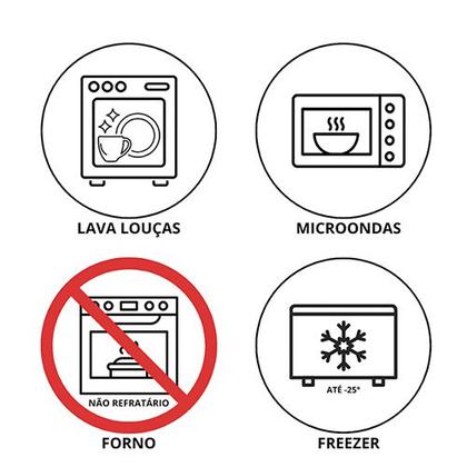 Imagem de Conjunto com 6 Pratos de Sobremesa Olho Grego Ø21cm