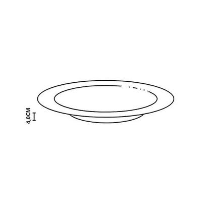 Imagem de Conjunto com 6 Pratos Fundo Stripe Verde Ø25cm