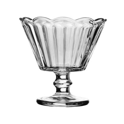 Imagem de Conjunto com 6 Taças de Sobremesa de Vidro Flor 150ML