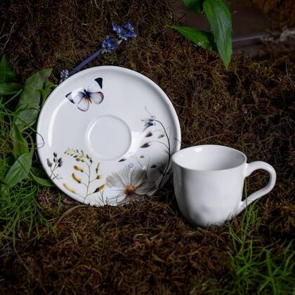 Imagem de Conjunto com 6 Xícaras De Café com 6 Pires Bio Encanto