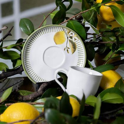 Imagem de Conjunto com 6 Xícaras De Café com 6 Pires Bio Lemon