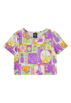 Imagem de Conjunto com Blusa Cropped e Short-Saia para Menina Bee Loop