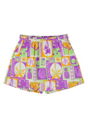 Imagem de Conjunto com Blusa Cropped e Short-Saia para Menina Bee Loop