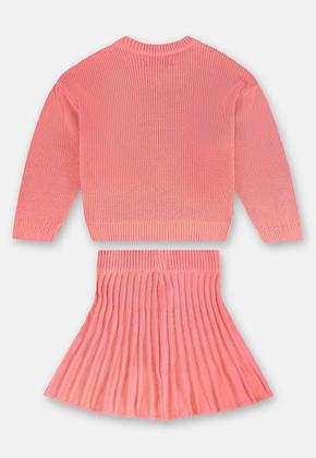Imagem de Conjunto com Blusão e Saia em Tricot para Menina Up Baby