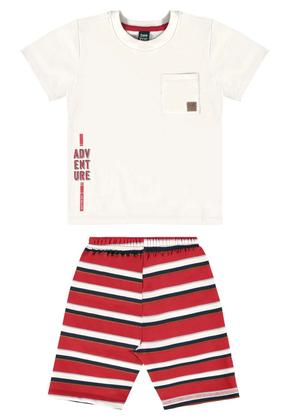 Imagem de Conjunto com Camiseta e Bermuda para Menino Bee Loop