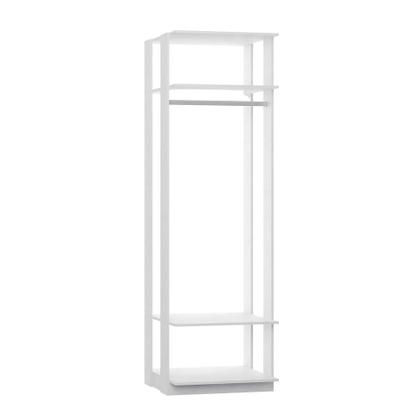 Conjunto com Guarda-Roupa Closet Cabideiro e Guarda-Roupa Modulado Clothes Branco - Mobly Imagem de Conjunto com Guarda-Roupa Closet Cabideiro e Guarda-Roupa Modulado Clothes Branco
