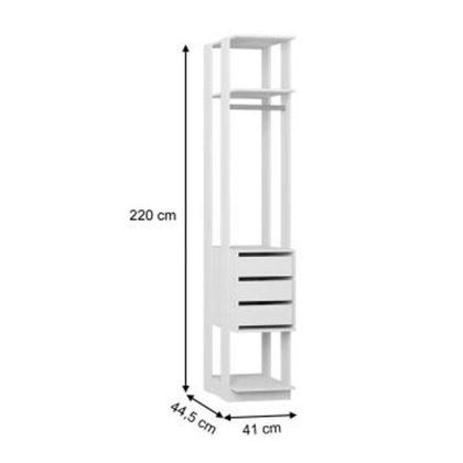 Conjunto com Guarda-Roupa Modulado 3 GV e Guarda-Roupa Modulado Clothes 3 GV Branco - Mobly Imagem de Conjunto com Guarda-Roupa Modulado 3 GV e Guarda-Roupa Modulado Clothes 3 GV Branco