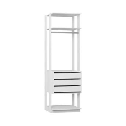 Conjunto com Guarda-Roupa Modulado 3 GV e Guarda-Roupa Modulado Clothes 3 GV Branco - Mobly Imagem de Conjunto com Guarda-Roupa Modulado 3 GV e Guarda-Roupa Modulado Clothes 3 GV Branco