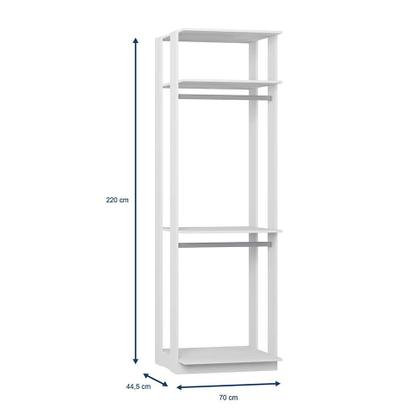 Conjunto com Guarda-Roupa Modulado 3 GV e Guarda-Roupa Modulado Clothes Branco - Mobly Imagem de Conjunto com Guarda-Roupa Modulado 3 GV e Guarda-Roupa Modulado Clothes Branco