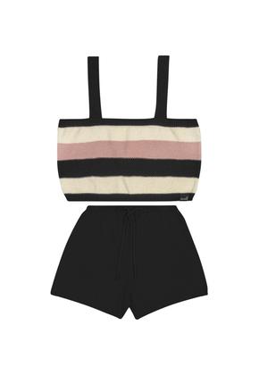 Imagem de Conjunto com Top Cropped e Short em Tricô Juvenil Gloss
