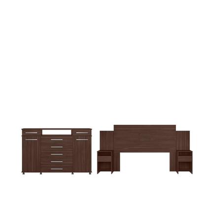 Imagem de Conjunto Comoda e Cabeceira Bonito Cafe Touch