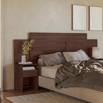 Imagem de Conjunto Comoda e Cabeceira Bonito Cafe Touch