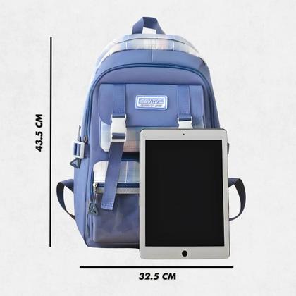 Imagem de Conjunto Completo Mochila e Acessórios Roxo Elegância