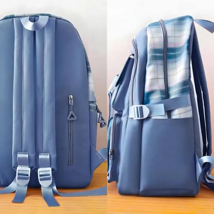 Imagem de Conjunto Completo Mochila e Acessórios Roxo Elegância