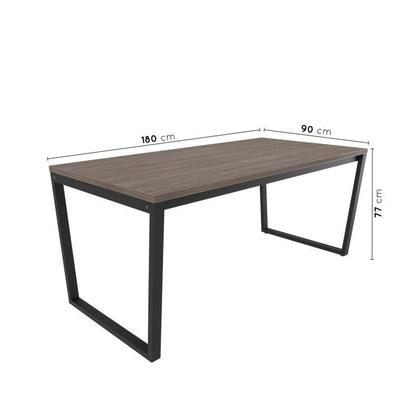 Imagem de Conjunto Concept Mesa 180x90cm 2 Bancos 3 Lugares 150cm CabeCasa MadeiraMadeira