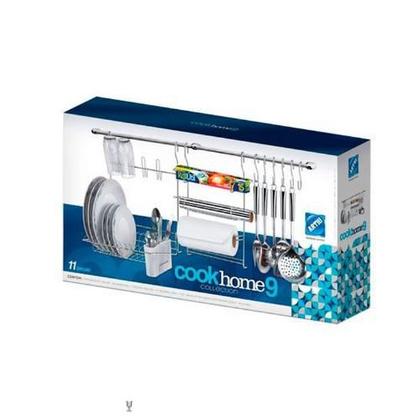 Imagem de Conjunto Cook Home Collection 9 Cromado com 11 peças