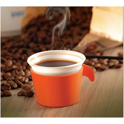 Imagem de Conjunto Copete 24 Porta Copos Descartável Cantinho Café Plástico Preto - AMZ