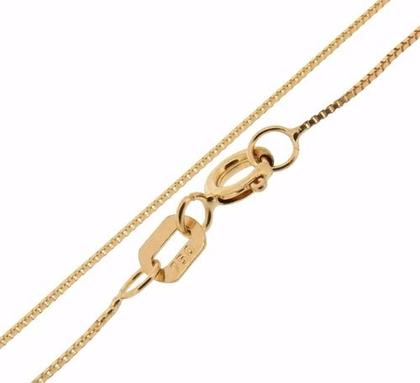 Imagem de Conjunto Cordão Veneziana 40cm Pingente Menino Ouro 18k 750