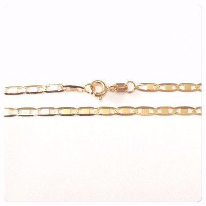 Imagem de Conjunto Corrente E Pulseira Piastrine Em Ouro 18k-750