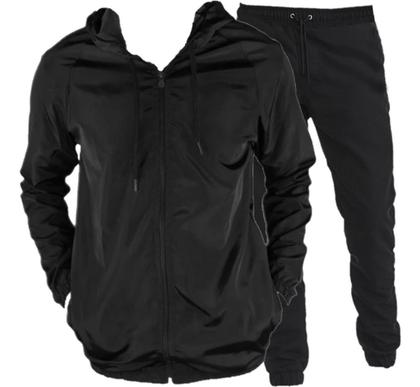 Imagem de Conjunto Corta Vento Plus Size Jaqueta e Calça Leve Confortável Esportivo