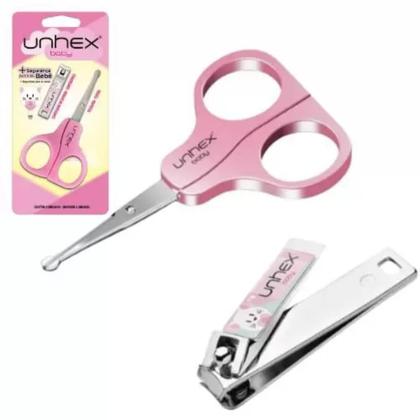 Imagem de Conjunto Cortador De Unhas + 1 Tesoura Baby Kids - Merheje