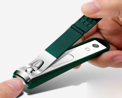 Imagem de Conjunto cortadores de unhas completo Unissex luxo estojo alta qualidade Aço inox Lixa de unha - Our
