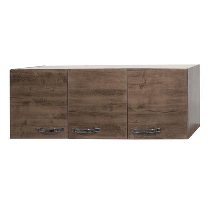 Imagem de Conjunto Cozinha 120cm com Armário Aéreo Triplo e Balcão Multiuso de Pia sem Tampo