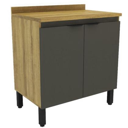 Imagem de Conjunto Cozinha Modulada Mademovel Magnolia Sem Pia 217x330x50cm