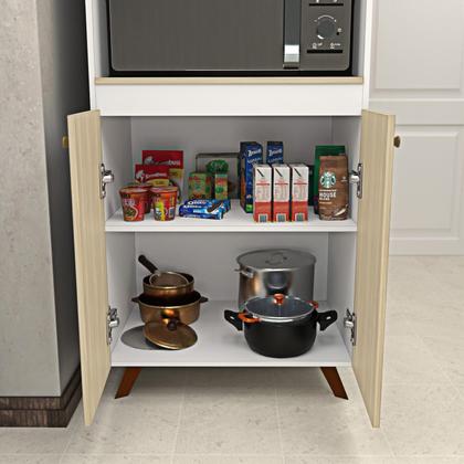 Imagem de Conjunto Cozinha Modular Balcão Cooktop Torre Quente Netmobil