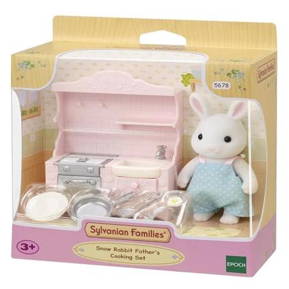 Imagem de Conjunto Cozinha Papai Coelho Neve Sylvanian Families 5678 Epoch