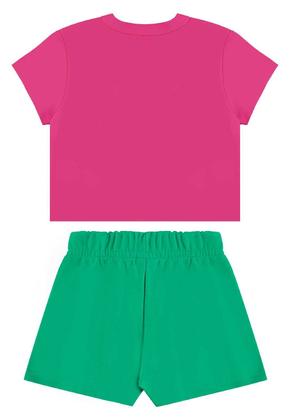 Imagem de Conjunto Cropped e Short-Saia Bee Loop