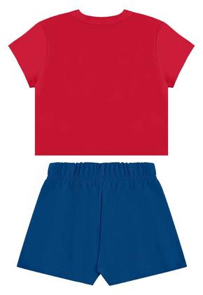 Imagem de Conjunto Cropped e Short-Saia Bee Loop