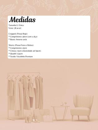 Imagem de Conjunto Cropped Franzido com Bojo Lançamento Cores Novas