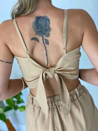 Imagem de Conjunto Cropped Franzido com Bojo Lançamento Cores Novas