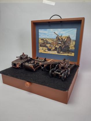 Imagem de Conjunto de 04 miniaturas de Artilharia em metal