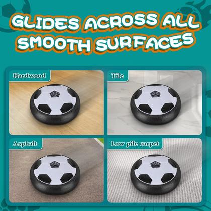 Imagem de Conjunto de 1 brinquedo de bola de futebol LED Light Up Ocditikl para crianças de 4 a 12 anos