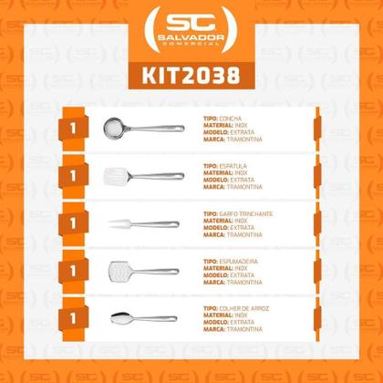 Imagem de Conjunto De 1 Panela Solar 16cm 1,4l Com 12 Talheres Laguna E 5 Utensílios Em Inox Extrata Tramontina