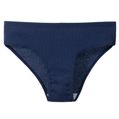 Imagem de Conjunto de 10 Calcinhas Listradas de Algodão - Confortáveis e Respiráveis