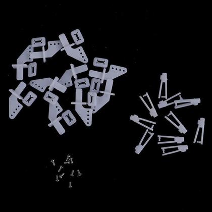 Imagem de Conjunto De 10 Peças De Nylon Médio Com Trava Para Servos De Aeronaves RC De Asa Fixa, 21mm, Para