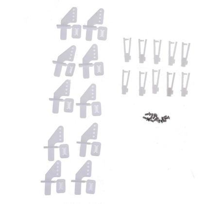 Imagem de Conjunto De 10 Peças De Nylon Médio Com Trava Para Servos De Aeronaves RC De Asa Fixa, 21mm, Para