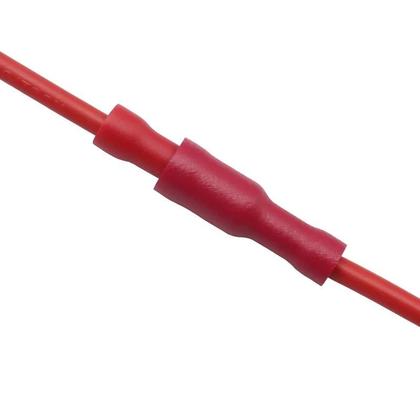 Imagem de Conjunto De 100 Terminais De Fio Isolados Macho E Fêmea De Latão Para Conexão Rápida