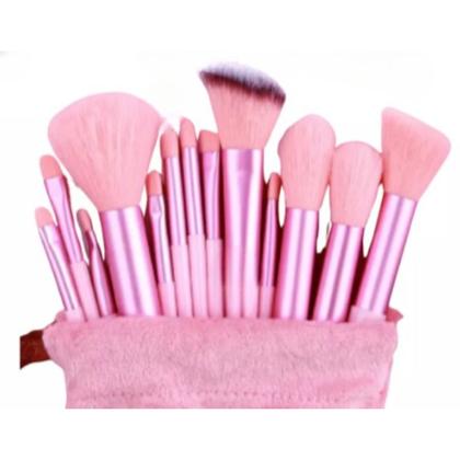 Imagem de Conjunto de 13 Pincéis para maquiagem Profissionais Cores sortidas