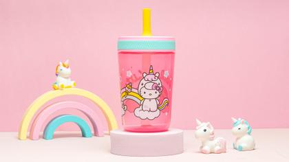 Imagem de Conjunto de 2 Copos Hello Kitty Zak Designs Kelso 450ml - Para Crianças