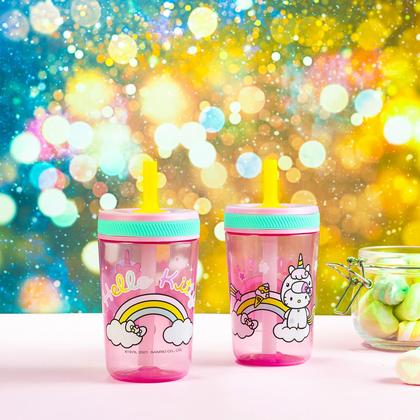 Imagem de Conjunto de 2 Copos Hello Kitty Zak Designs Kelso 450ml - Para Crianças